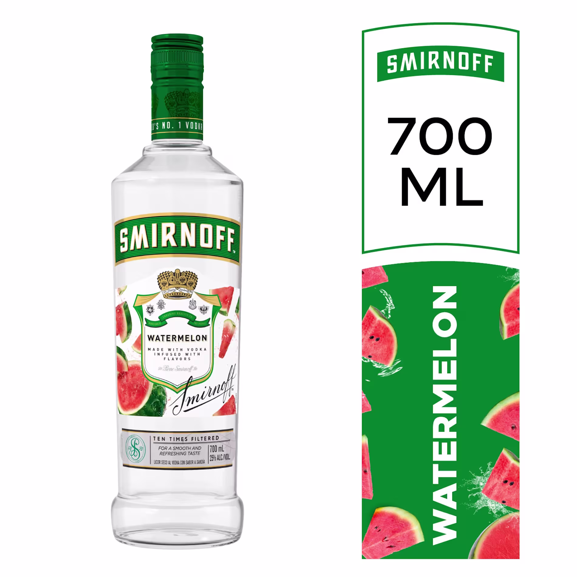 Vodka Smirnoff Watermelon Botella 700ml