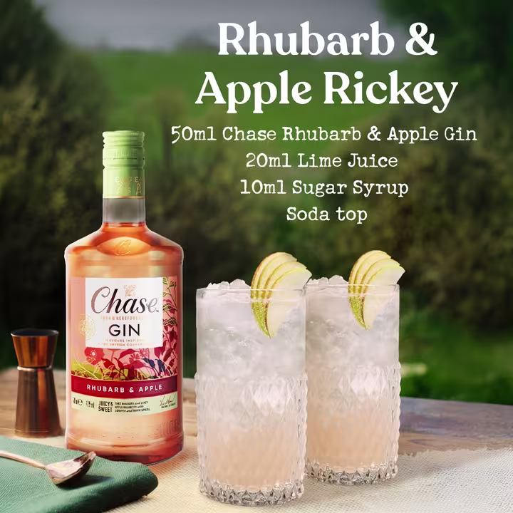Chase Rhubarb and Apple - "Rhubarb & Apple Rickey" Recipe