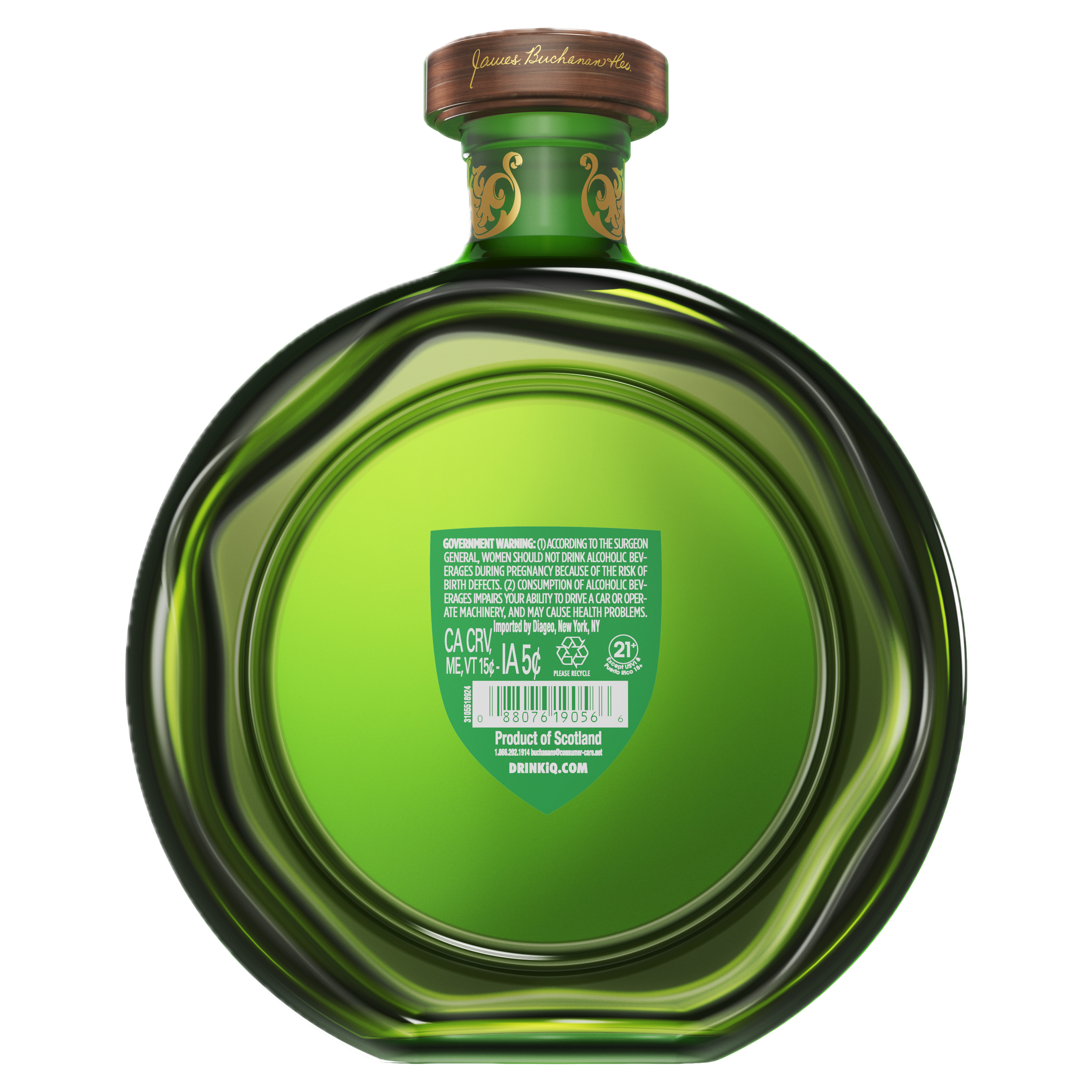 Buchanan's Green Seal Blended Scotch Whisky - 750ml | The Bar US