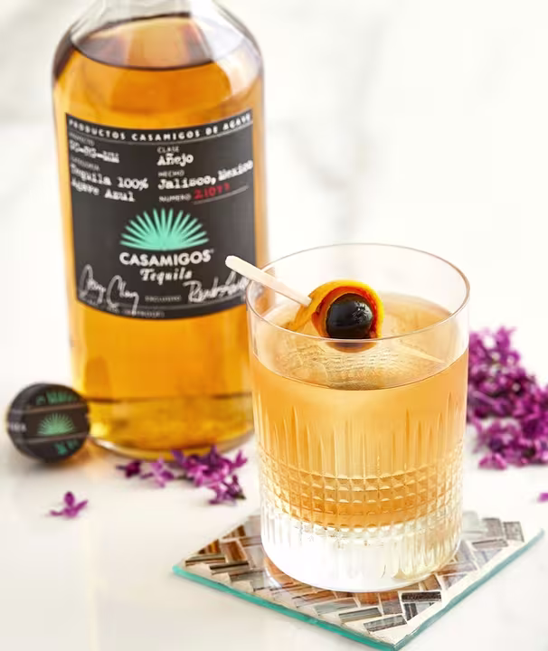 Casamigos Anejo Tequila, 70cl with rock glass