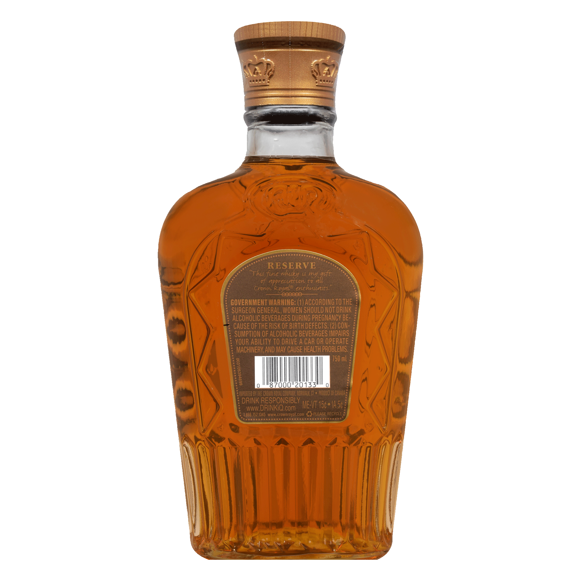 Crown Royal Reserve Blended Canadian Whisky | The Bar US