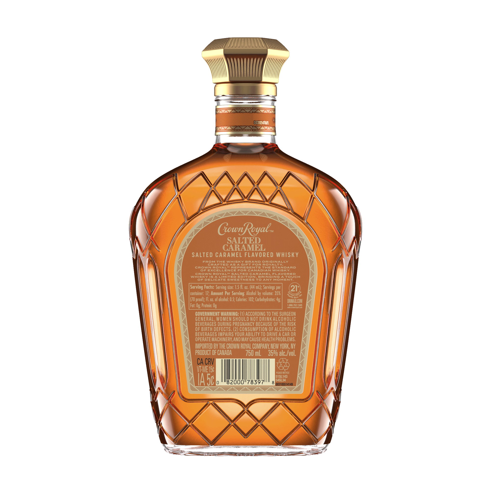 Crown Royal Salted Caramel Canadian Whiskey | The Bar US
