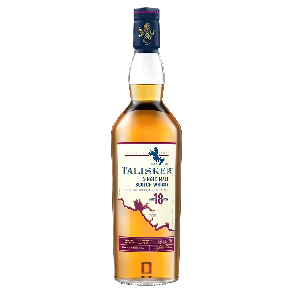 Talisker 18 Year Single Malt Scotch Whisky, 750 ml | The Bar US