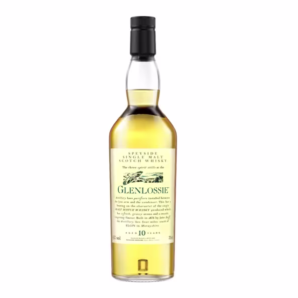 Glenlossie 10 Year Old Flora & Fauna Single Malt Whisky, 70cl engrave