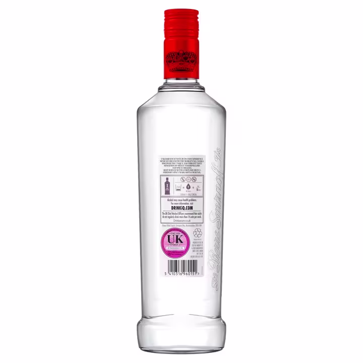 Smirnoff Spicy Tamarind Flavoured Vodka Back