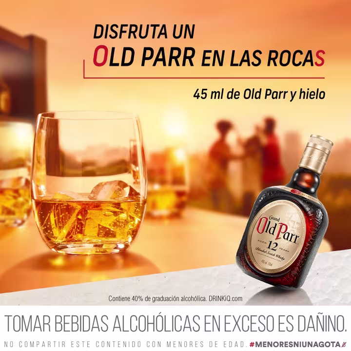 Whisky Old Parr 12 Años Botella 750ml