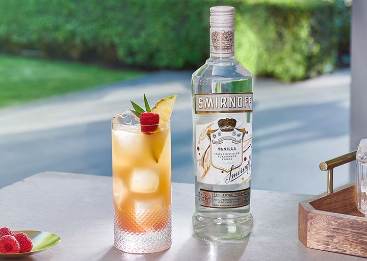Smirnoff Vanilla With Highball Glass