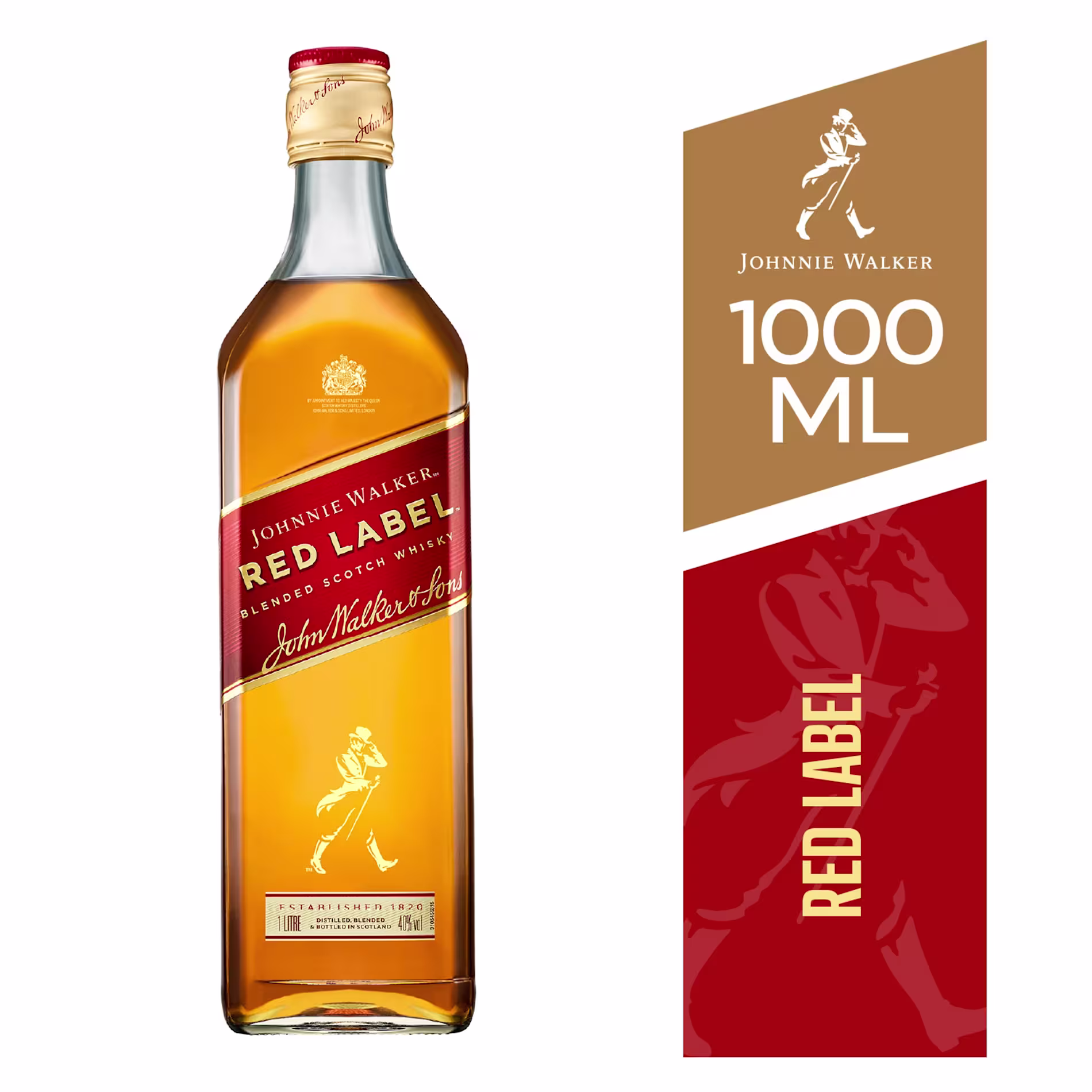 Whisky Johnnie Walker Red Label Botella 1L
