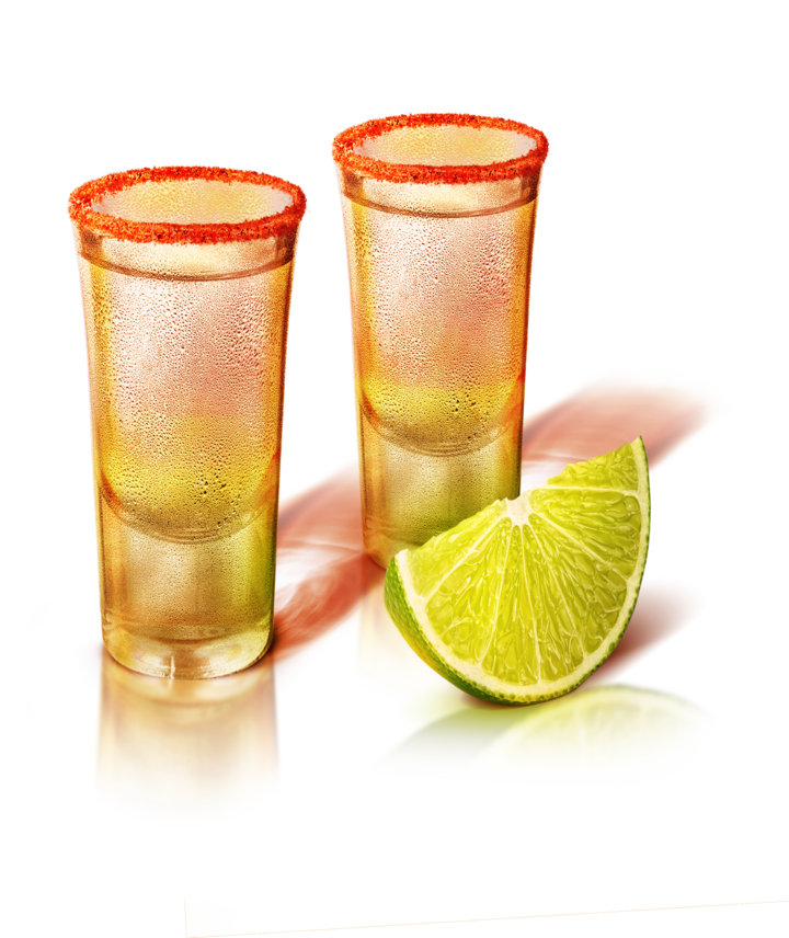 Shots de Smirnoff Tamarind con lima