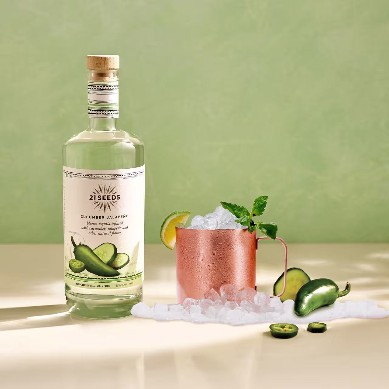 21Seeds Cucumber Jalapeño Jalisco Mule Recipe