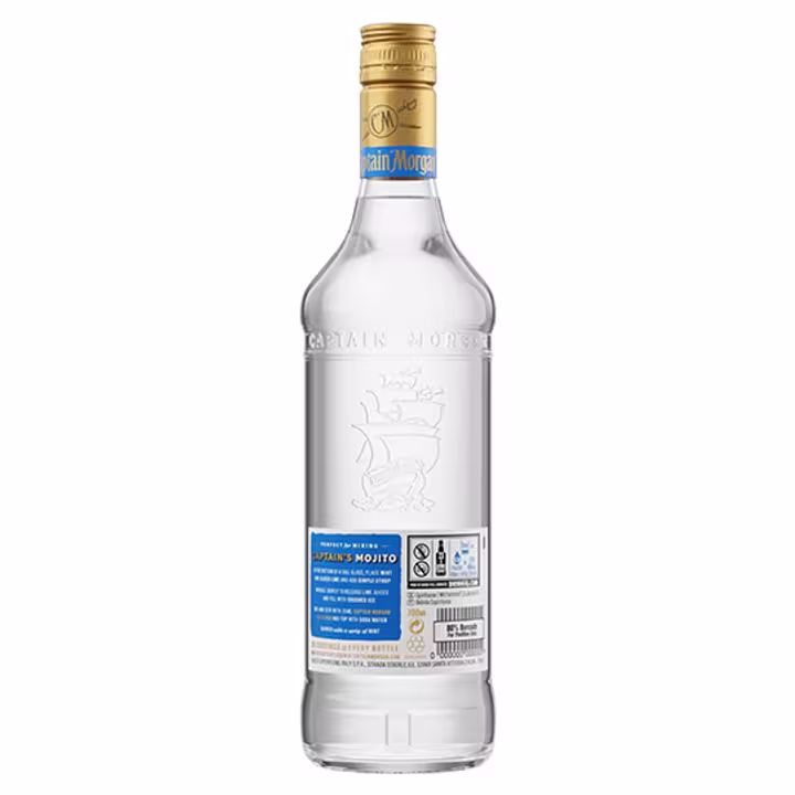 Captain Morgan White Rum Back