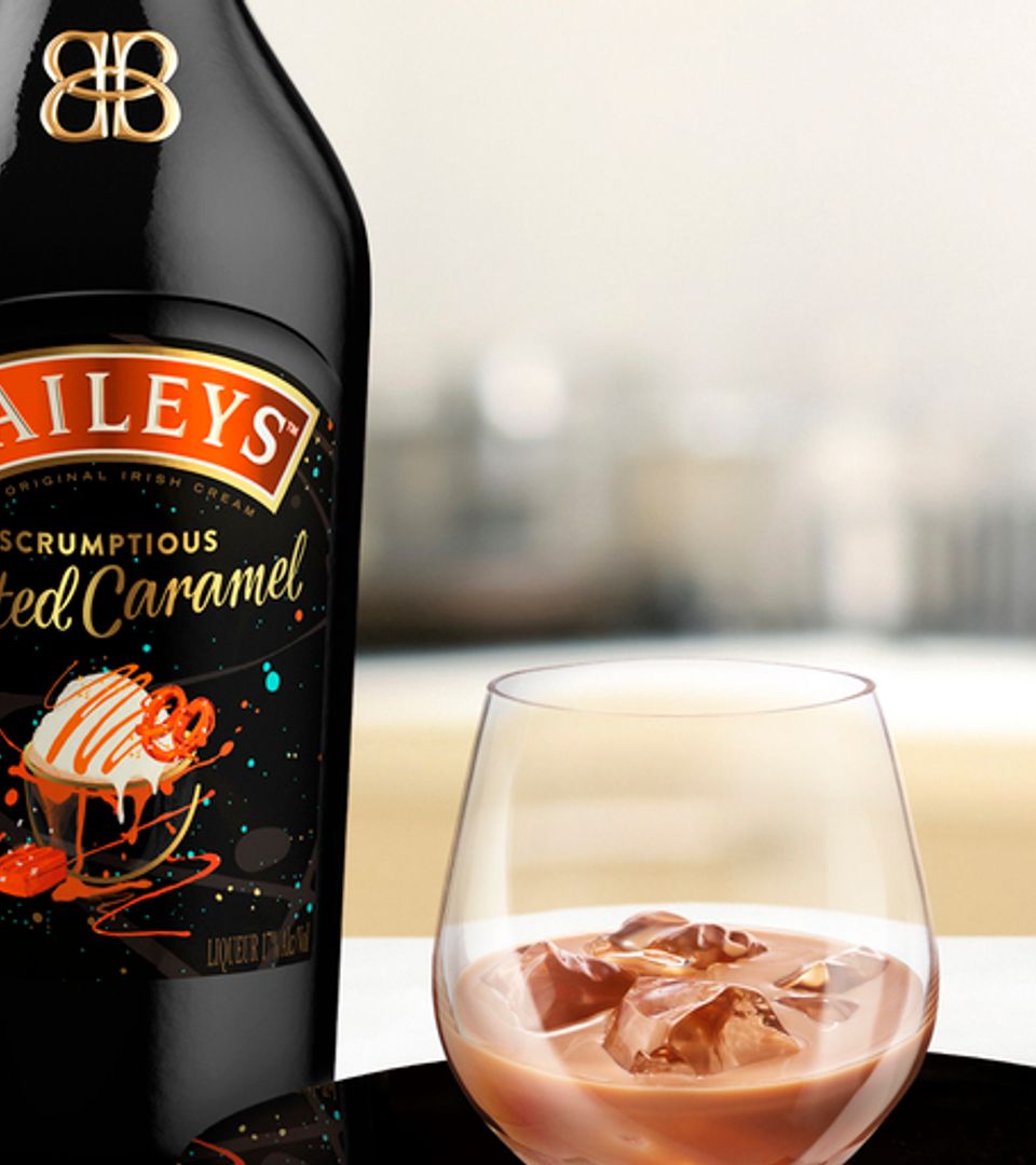 Baileys salted caramel serve shot