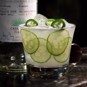 Spicy margarita from Casamigos