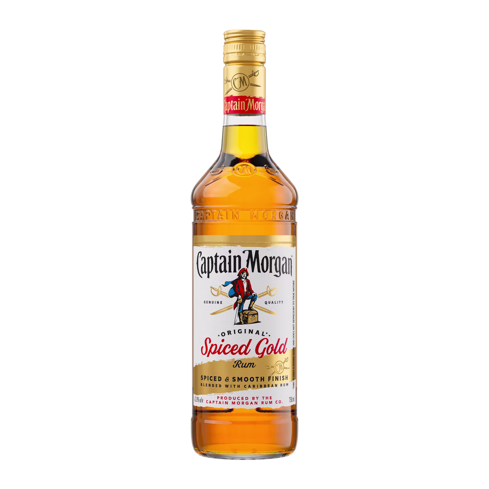 Captain Morgan Original Spiced Gold Rum-Based Spirit Drink Front