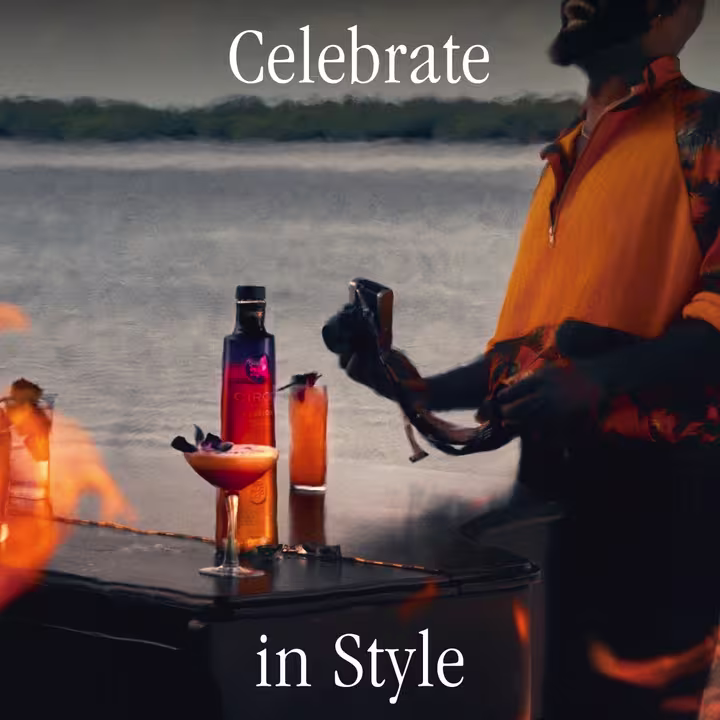 Ciroc Passion on bar