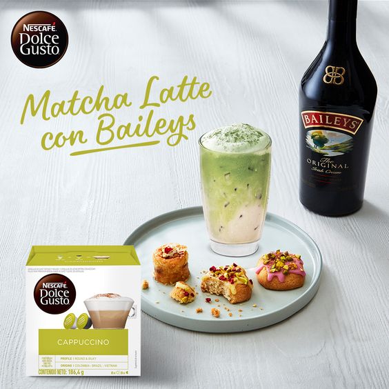 Matcha Latte con Baileys