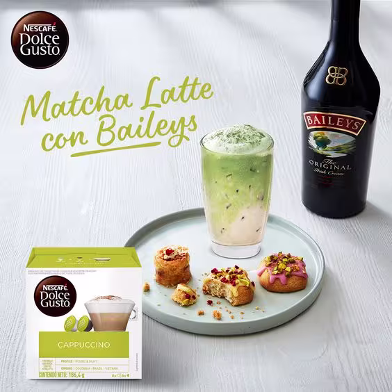 Matcha Latte con Baileys
