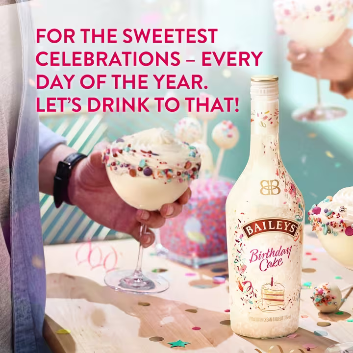 Baileys Birthday Cake Cream Liqueur Cocktail Image