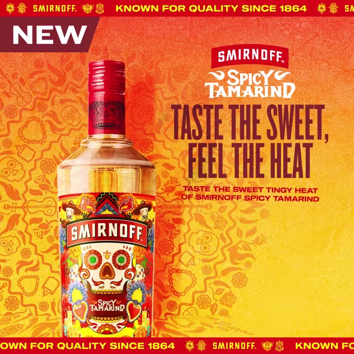 Smirnoff Spicy Tamarind Taste the Sweet Feel The Heat Payoff