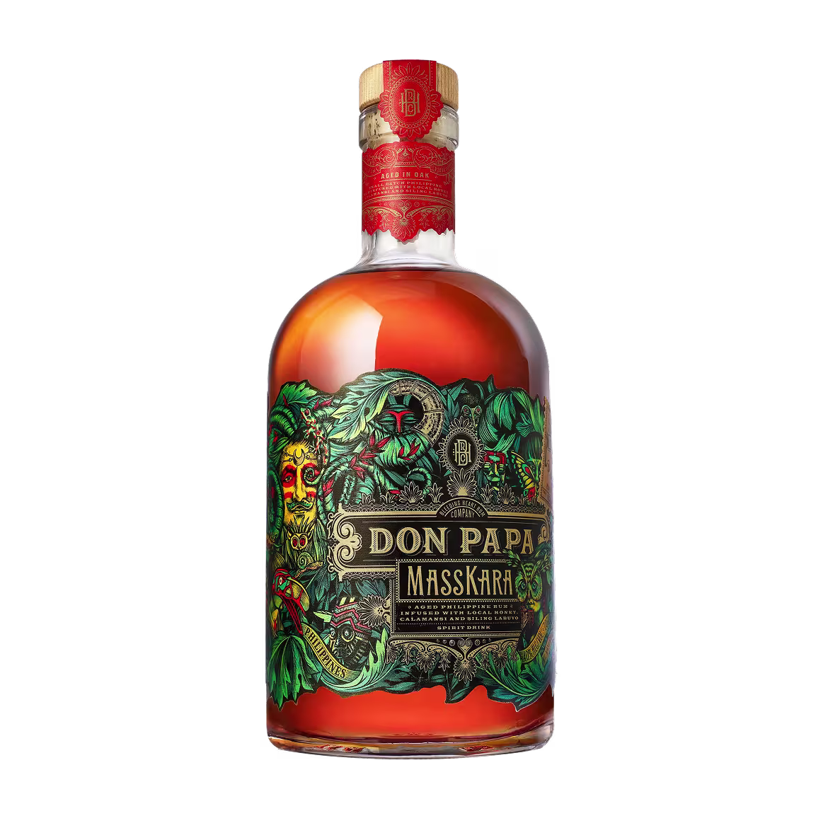 Don Papa Masskara Rum, 70cl front