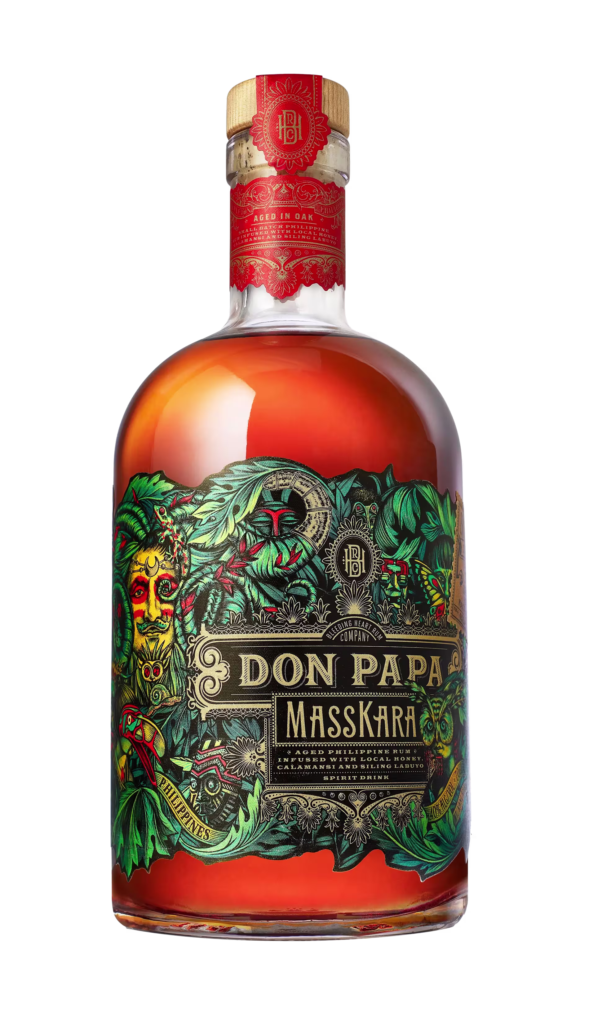 Don Papa Masskara Rum, 70cl front