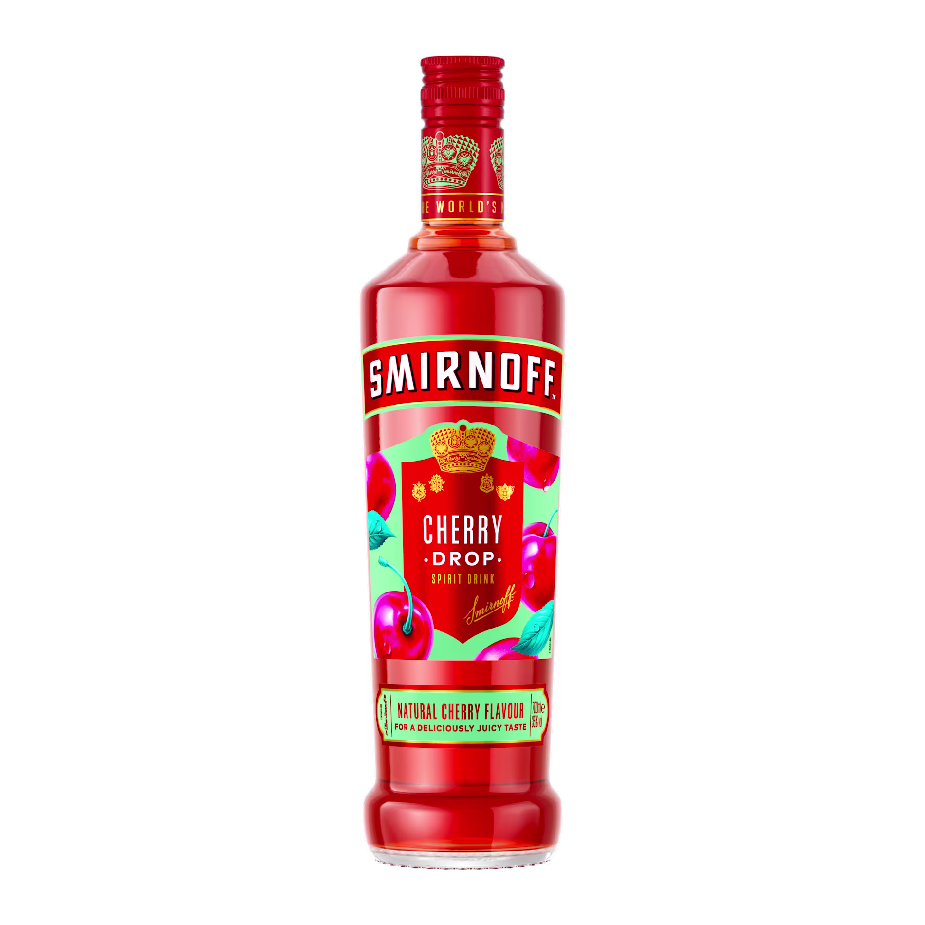 Smirnoff Cherry Drop Spirit Drink Front 