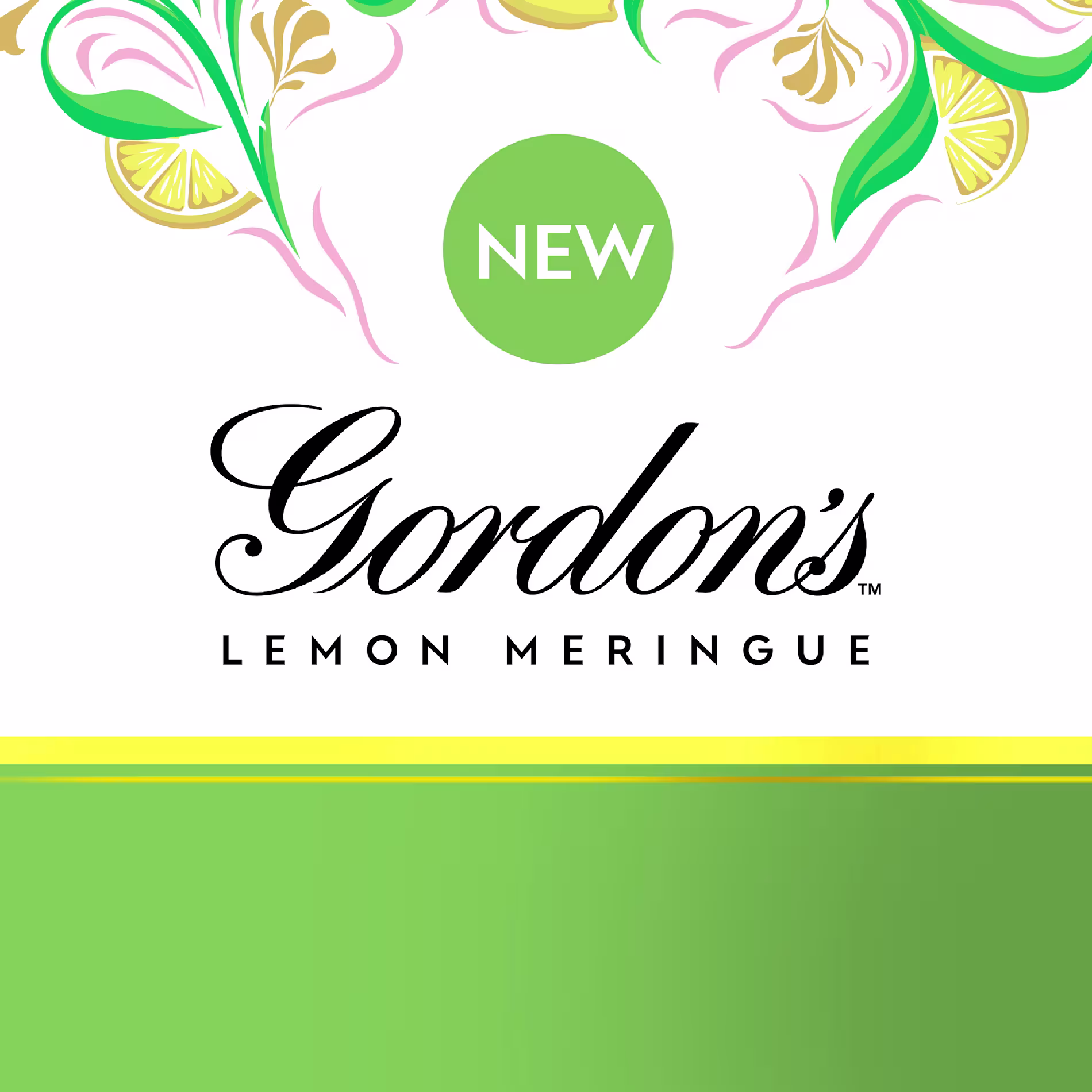 NEW - Gordons Lemon Meringue Spirit Drink, 70cl
