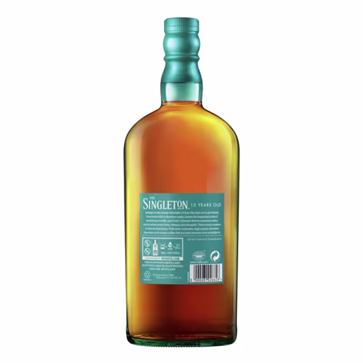 Singleton Of Dufftown 15 Year Old Single Malt Scotch Whisky, 70cl back