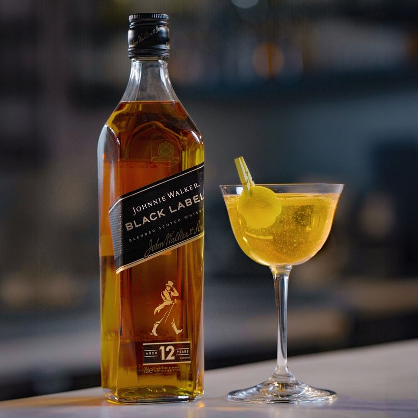 Botella de Johnnie Walker Black Label