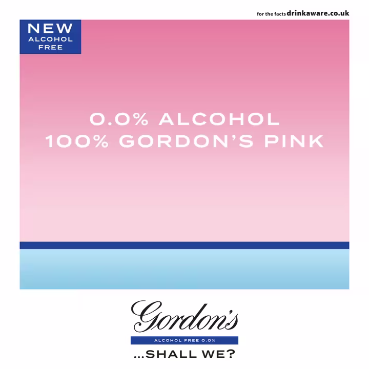 Gordon’s Premium Pink 0.0% Alcohol Free Spirit Taste