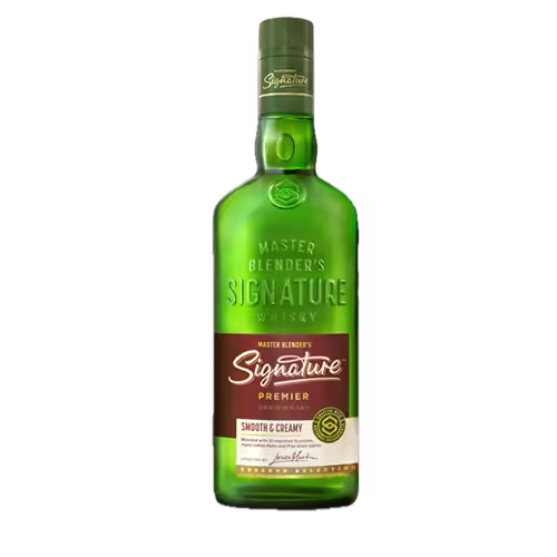Signature Premier Grain Whisky bottle.