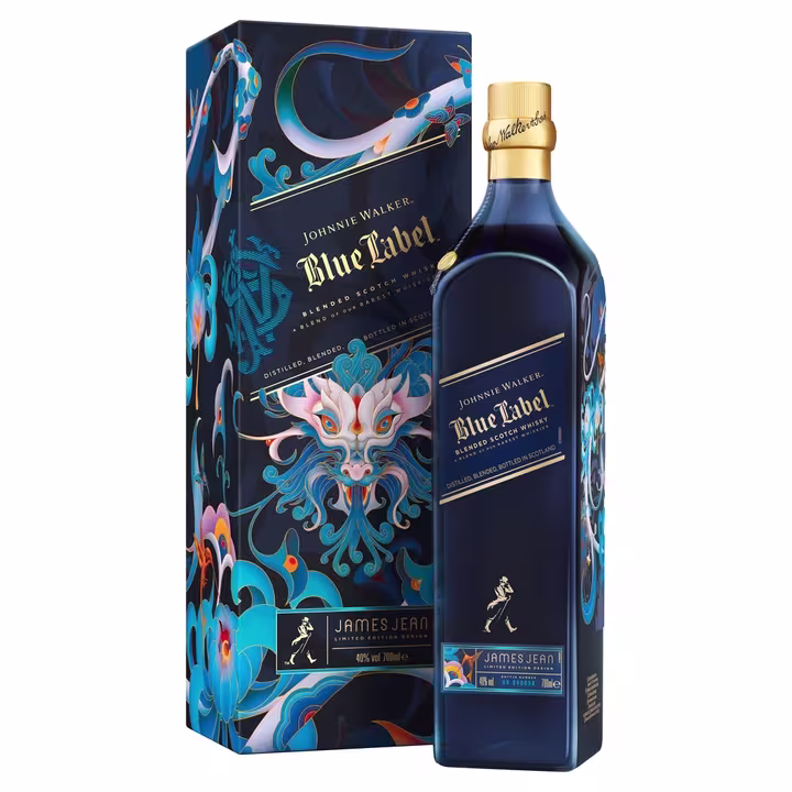Johnnie Walker Blue Label Dragon Side shot