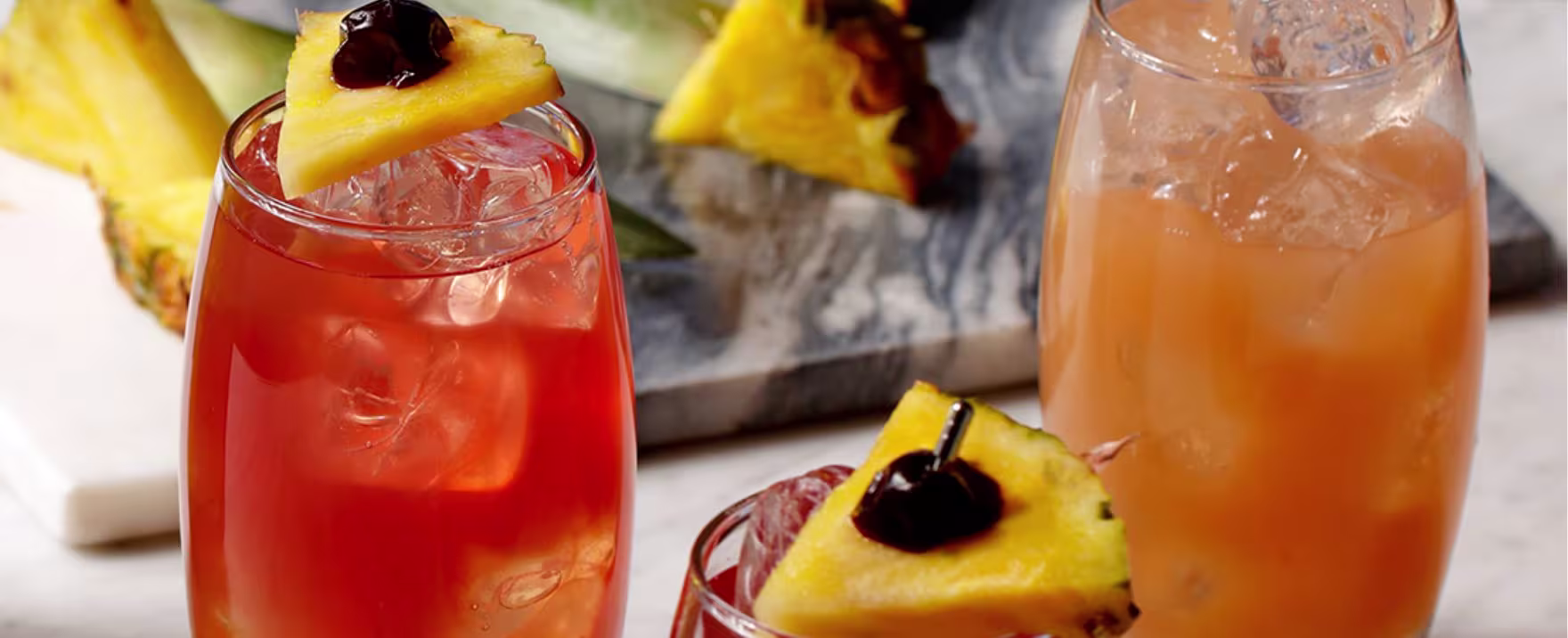 Zombie cocktail being served at home 