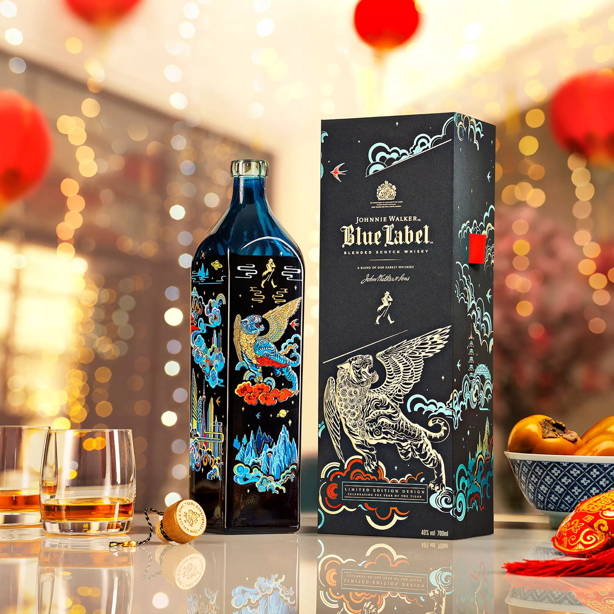 ウイスキー Johnnie Walker Blue Label Year of Tiger Johnnie Walker Blue Label, Year of the Tiger | The Bar US