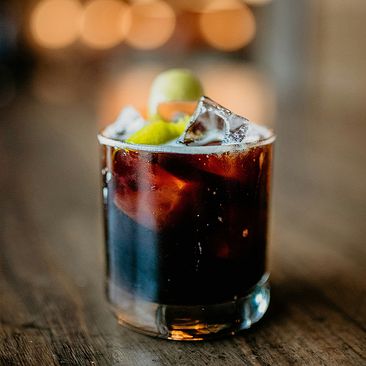 Black Russian cocktail