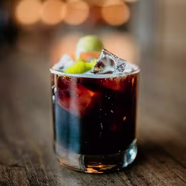 Black Russian cocktail