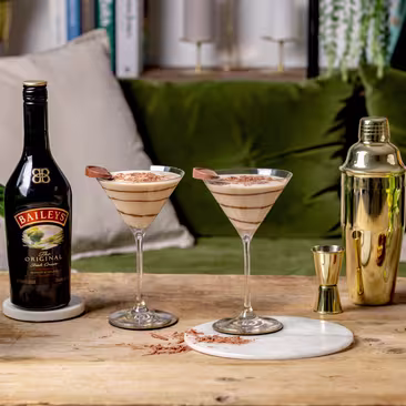 Baileys Chocolate Orange Martini Cocktail