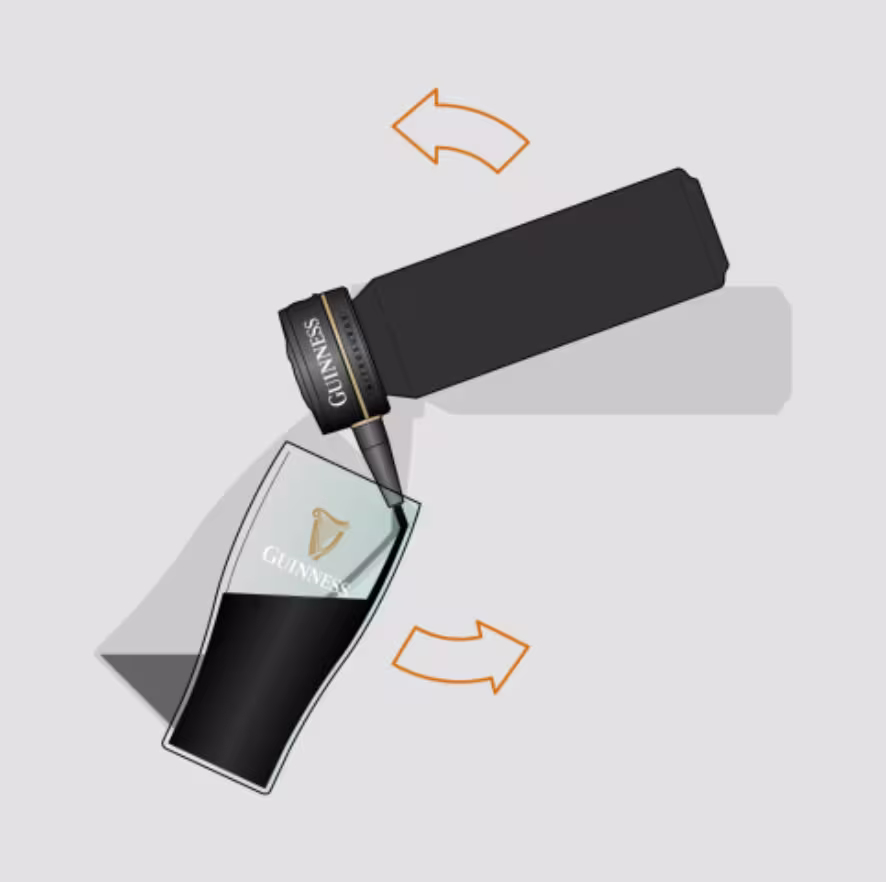 Screw the nitrogen canister onto the device at a 45° angle.