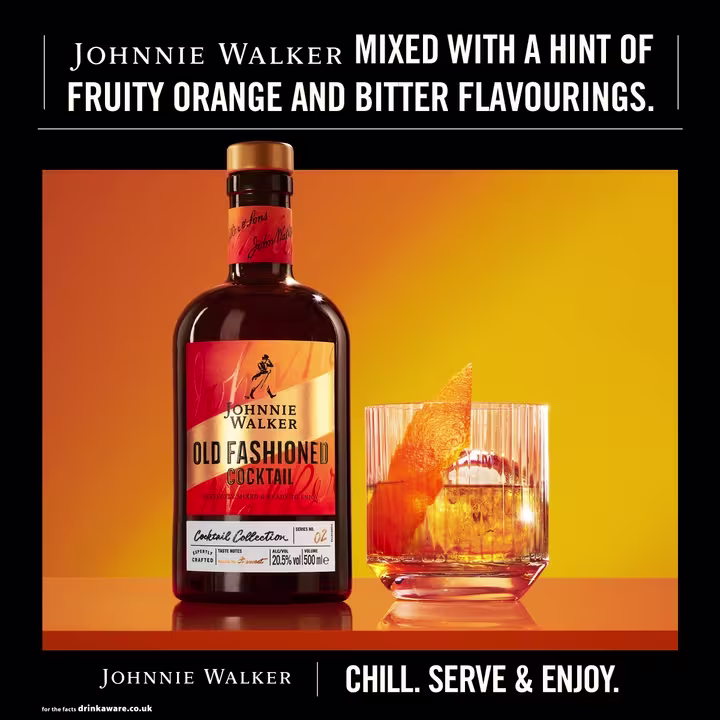 Johnnie Walker Old Fashioned Cocktail serve image