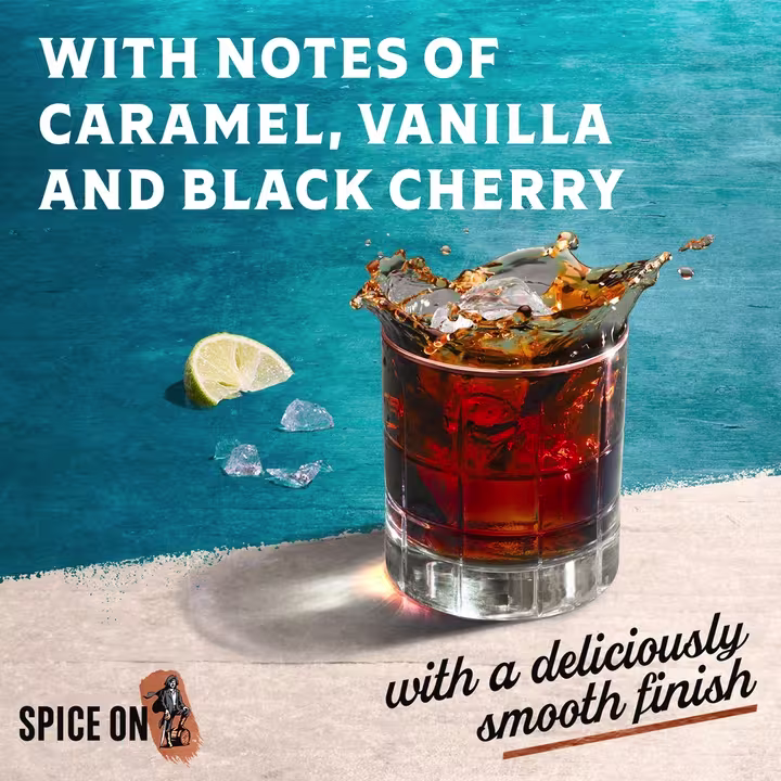 Captain Morgan Black Spiced flavour