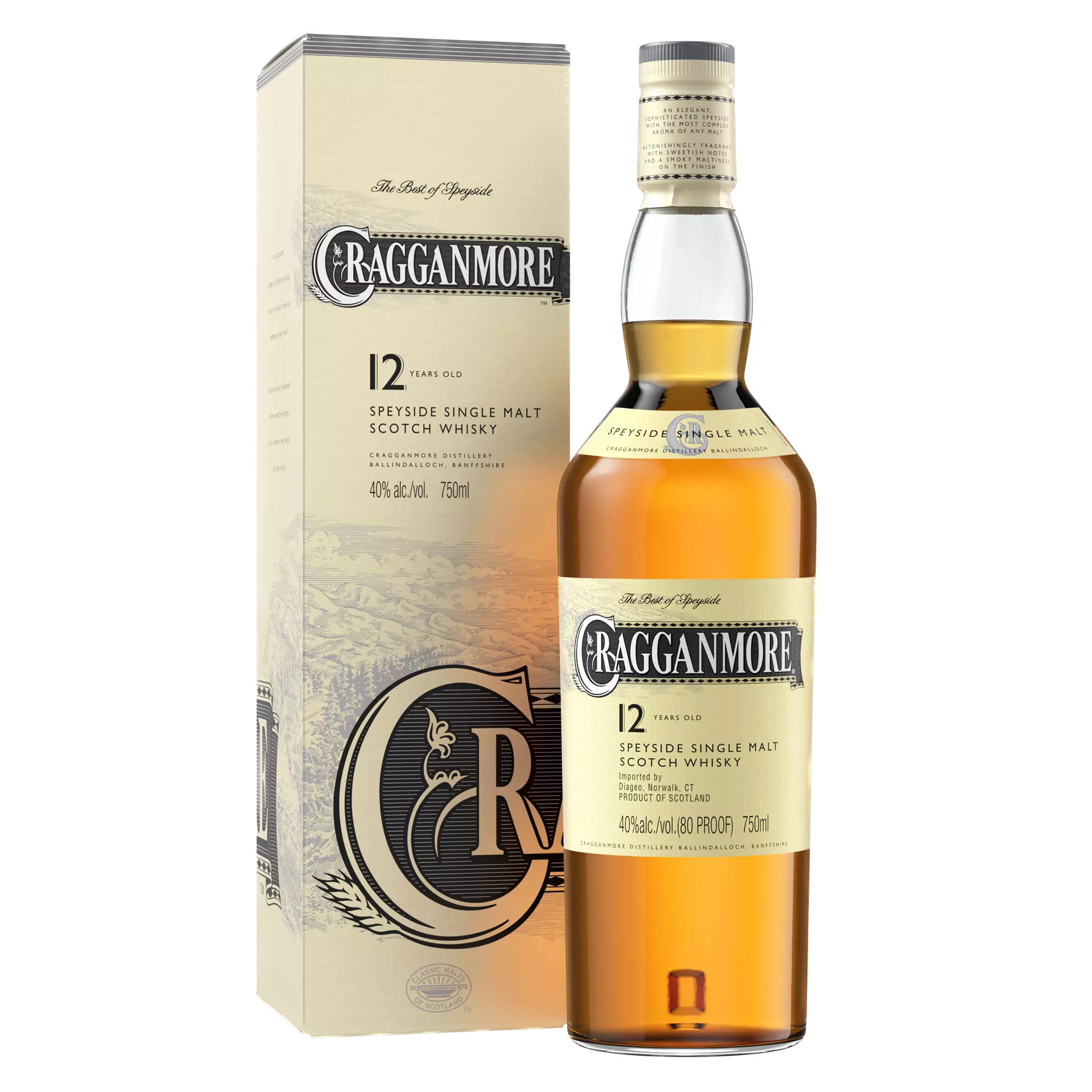 Cragganmore 12 Year Old Single Malt Scotch Whisky | The Bar US