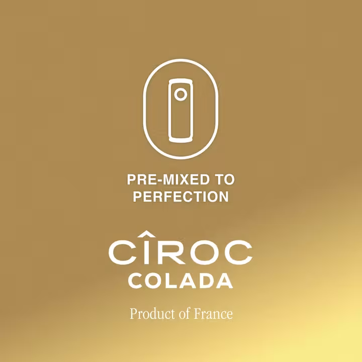 Cîroc Colada Sparkling Vodka Drink "Premixed to perfection"
