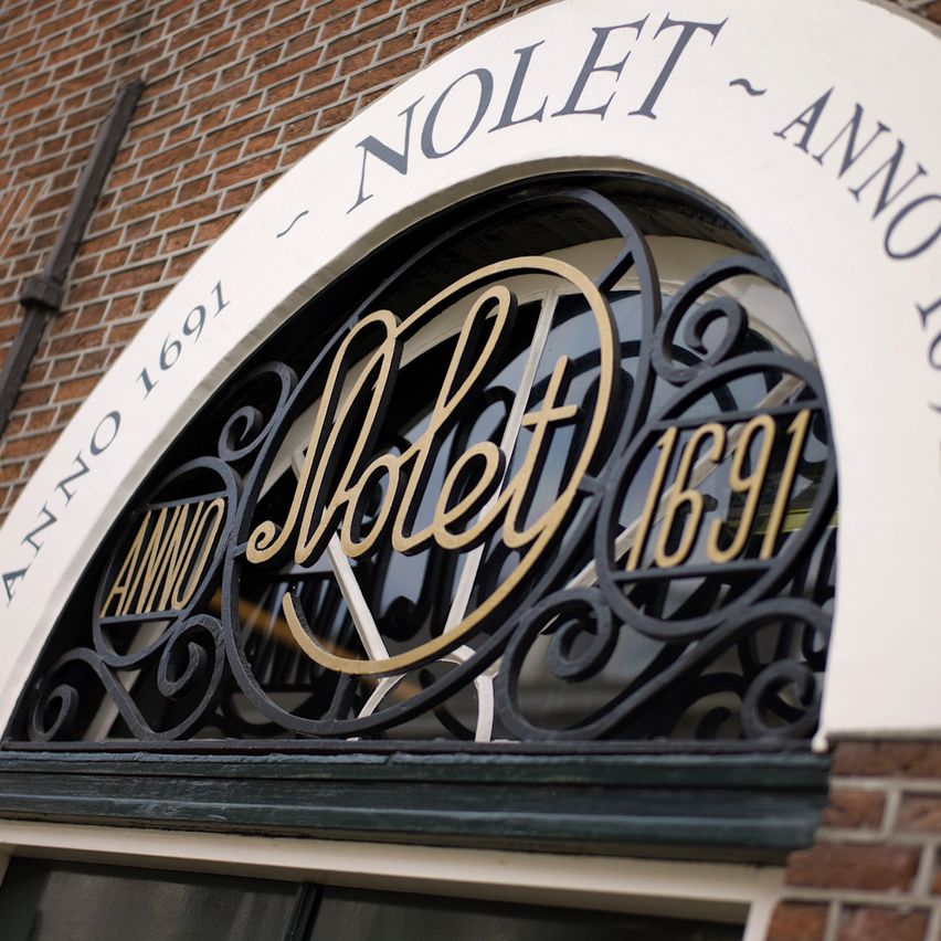 Exterior Nolet Distillery 'Nolet Anno 1691' Entrance Sign