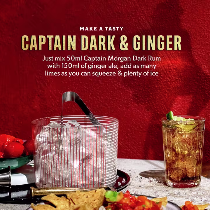 Captain Morgan Dark Rum Serve