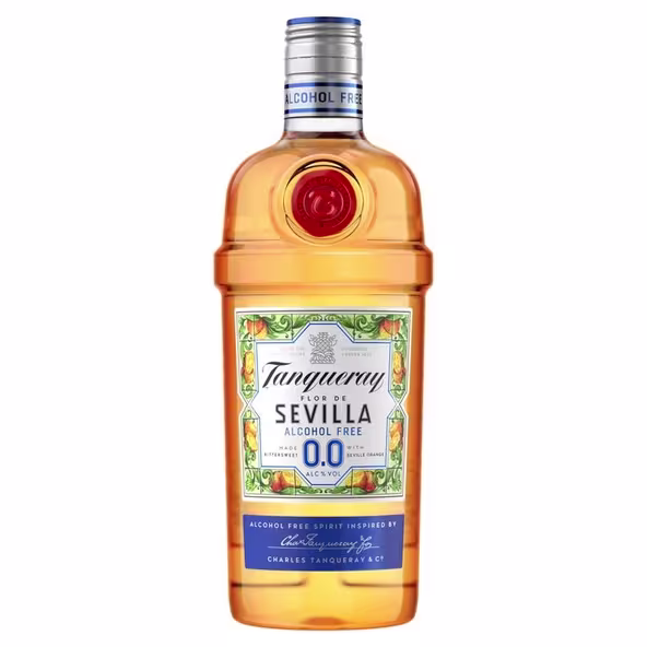 Tanqueray Flor de Sevilla Alcohol-Free 0.0% Spirit, 70cl engrave