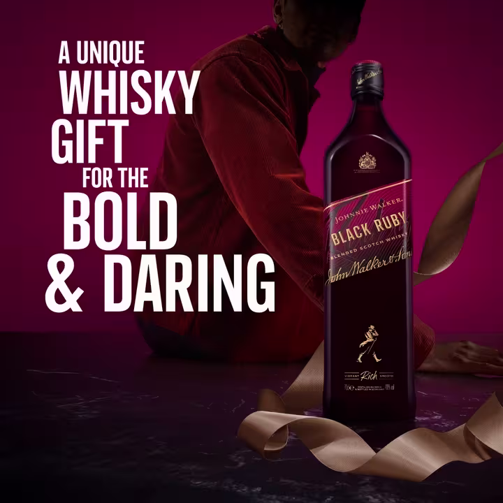 Johnnie Walker Black Ruby - "A uique whisky gift for the bold & daring"