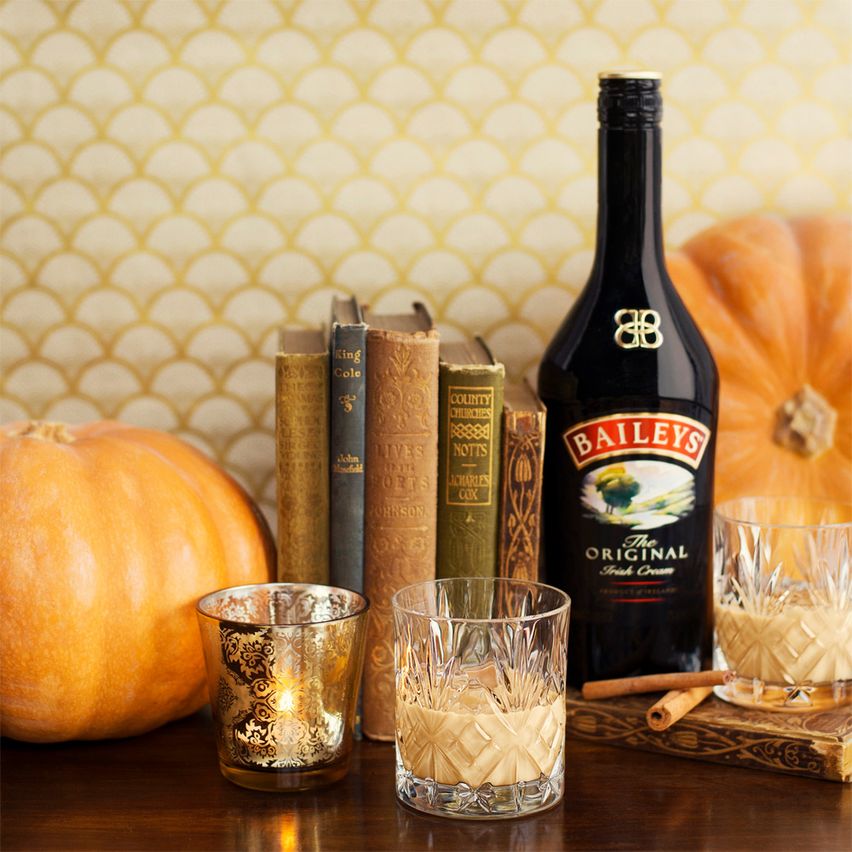 Baileys halloween set up 