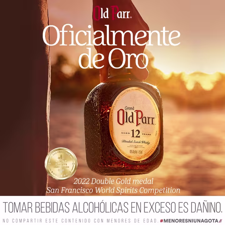 Whisky Old Parr 12 Años Botella 750ml