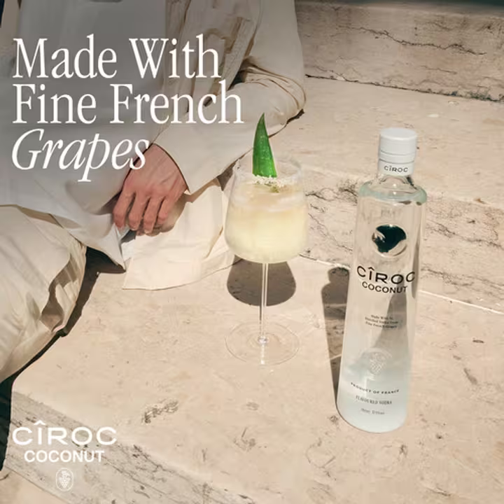 Image with Text - "Made with Fine French Grapes"
