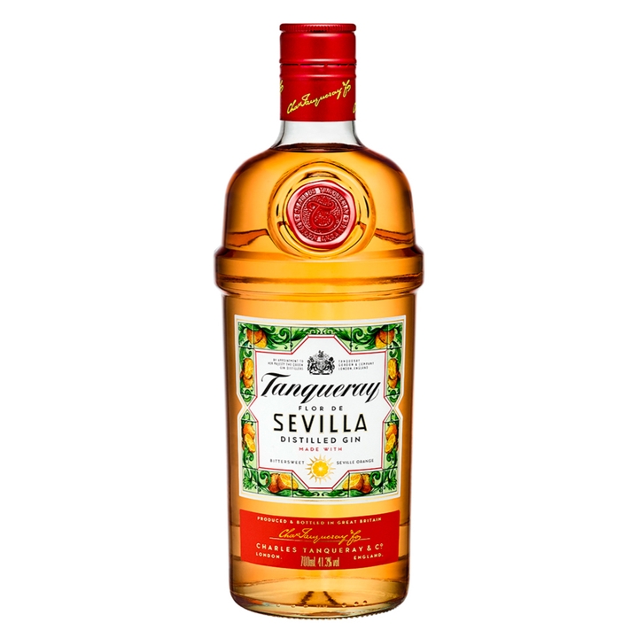 Gin Tanqueray Flor de Sevilla Botella Frente